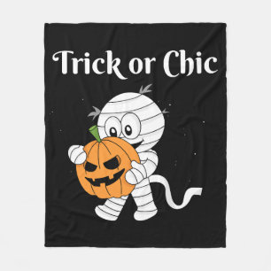 Trick Or Chic Fleece Blanket