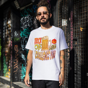 Trick Or Drink Simple Vintage Halloween spooky T-Shirt