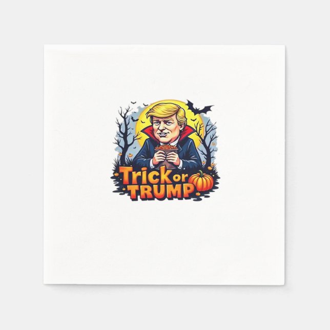 Trick Or Halloween Classic Napkin (Front)