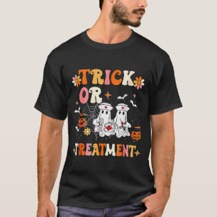 Trick Or Halloween Radiation Oncology Rad Therapy  T-Shirt