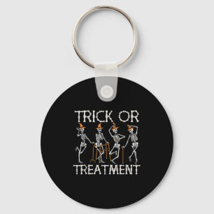 Trick Or Pt Physical Therapy Therast Halloween Key Ring