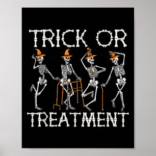 Trick Or Pt Physical Therapy Therast Halloween Poster