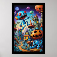 Trick or Shroom - Ken Gauge Fantasy Art