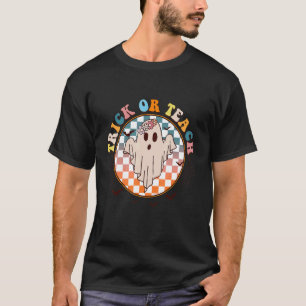 Trick Or Teach Cute Halloween Teacher Men Women 3 T-Shirt