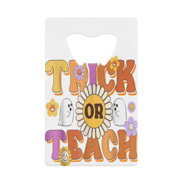 Trick Or Teach Funny Ghost Teacher Halloween Costu (Front)