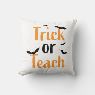 Trick or teach- Halloween design Cushion