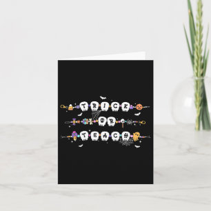 Trick Or Teach Spooky Teacher Happy Halloween Brac Card