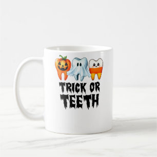 Trick Or Teeth Halloween Dental Dentist Costume Coffee Mug