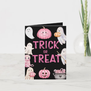 Trick Or Three Halloween Ghost 3rd Birthday Party Invitation