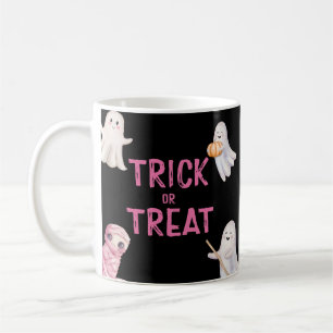 Trick Or Three Halloween Ghost Birthday Party Coffee Mug