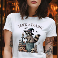 Trick or Trashy Vintage Racoon Halloween