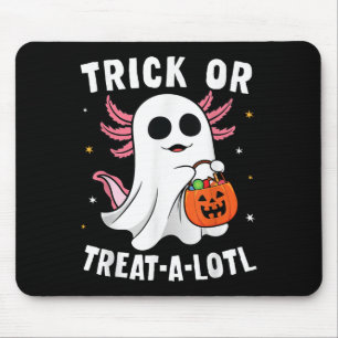 Trick Or Treat A Lotl Axolotl Halloween Costume To Mouse Pad