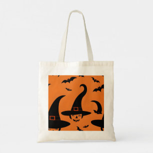 Trick or Treat Bag, Halloween Tote Bag