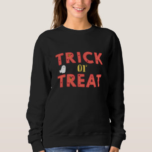 Trick Or Treat Black Women's Sweatshirt