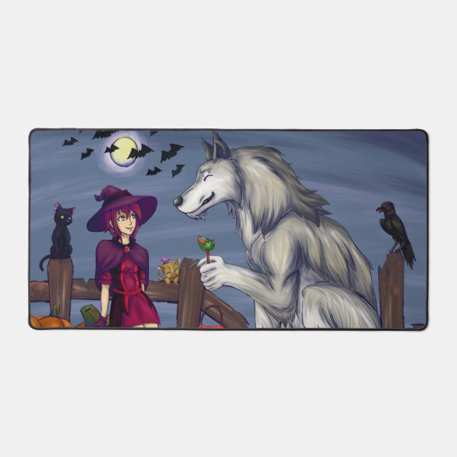Trick or Treat Buddies Desk Mat (Front)