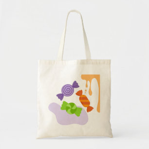 Trick or treat candies Spooky Halloween Gift Tote Bag