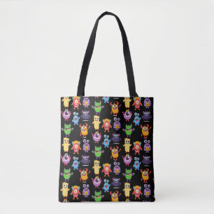Trick or Treat Candy Bag - Cute Monsters