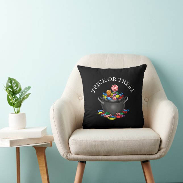 Trick or Treat Candy Cauldron Cushion (Chair)