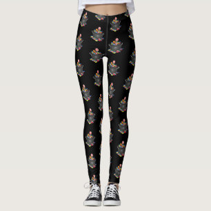 Trick or Treat Candy Cauldron Leggings