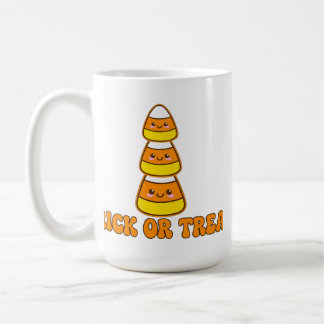 Trick Or Treat Candy Corn  - Cute Kawaii Hall Coffee Mug