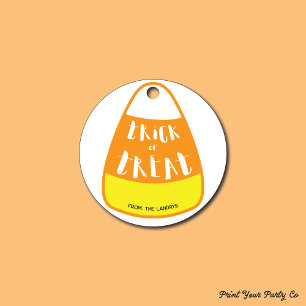 Trick or Treat Candy Corn Gift Tag
