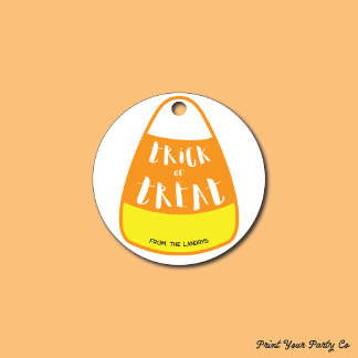 Trick or Treat Candy Corn Gift Tag