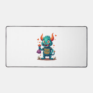 Trick or Treat Candy Monster � Halloween T-Shirt D Desk Mat