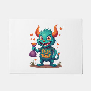 Trick or Treat Candy Monster – Halloween T-Shirt D Doormat