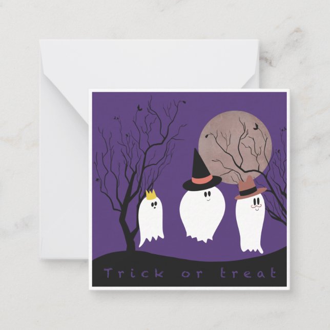 Trick or treat card (Front)
