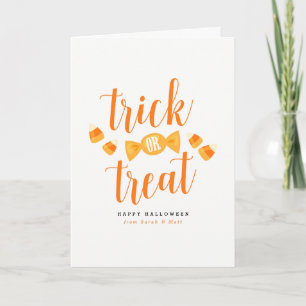 Trick or Treat Card