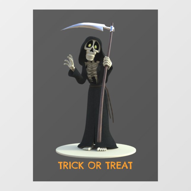 Trick or Treat. Cartoon Grim Reaper (Sheet)