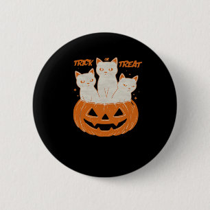 Trick or Treat cats Classic T-Shirt 6 Cm Round Badge