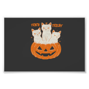 Trick or Treat cats Classic T-Shirt Photo Print