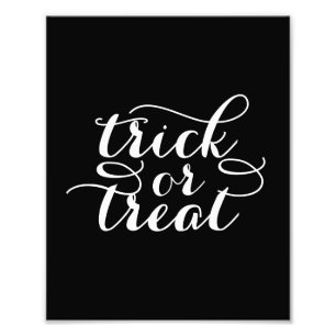 Trick or Treat Chic Halloween Art Print