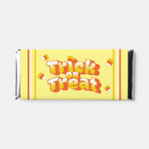 Trick or Treat Chocolate Bar Wrapper