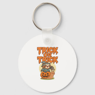 Trick or Treat Classic T-Shirt Key Ring