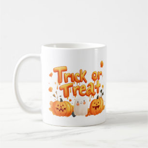 Trick or treat coffee mug