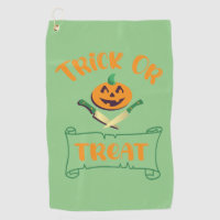 Trick or treat crossbones Halloween pumpkin face