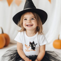 Trick or Treat cute Black Cat Halloween party