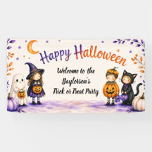 Trick or Treat Cute Fun Script Halloween Party