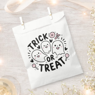 Trick or Treat Cute Ghost Treat Bag