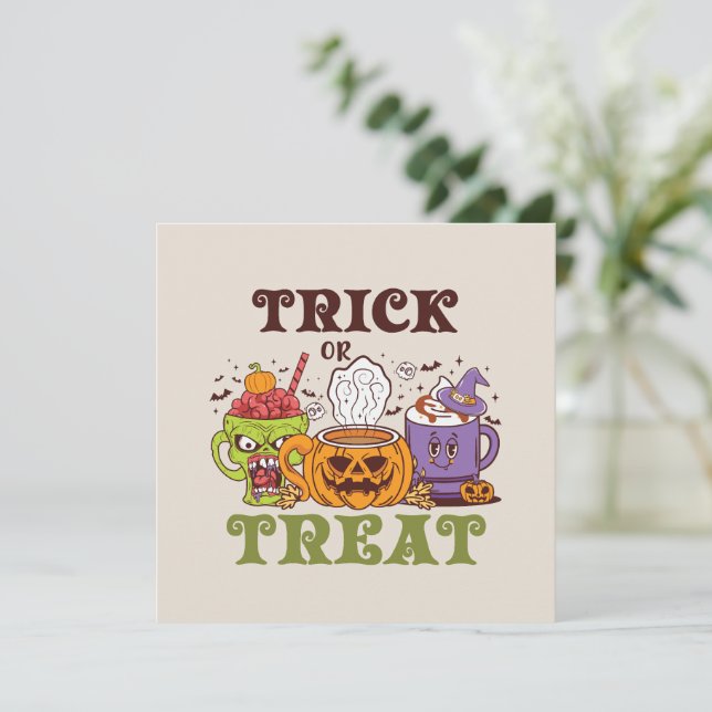 Trick Or Treat – Cute Halloween Coffee Brew (Standing Front)