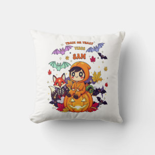 Trick or Treat Cute Halloween Cushion