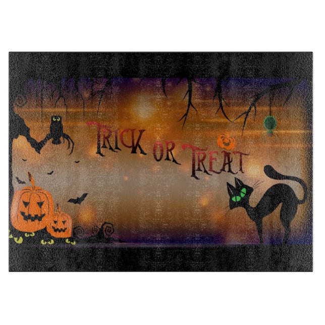 Trick or Treat Cutting Board (Front)