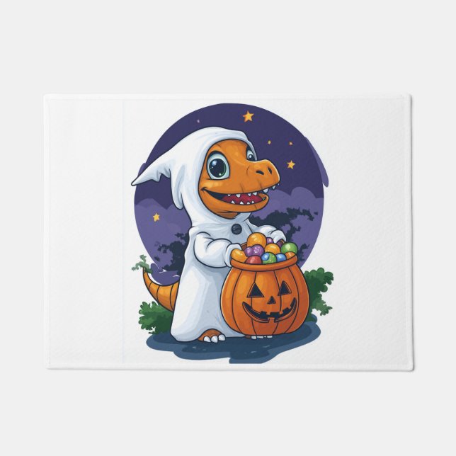  Trick-or-Treat Dino Doormat (Front)