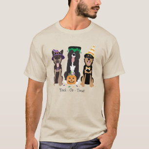 Trick Or Treat Dogs In Halloween Costumes T-Shirt