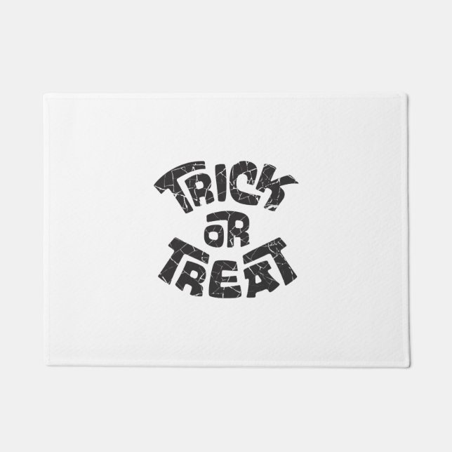 trick or treat doormat (Front)
