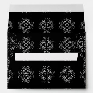 Trick or Treat Elegant Party Invitation Envelope