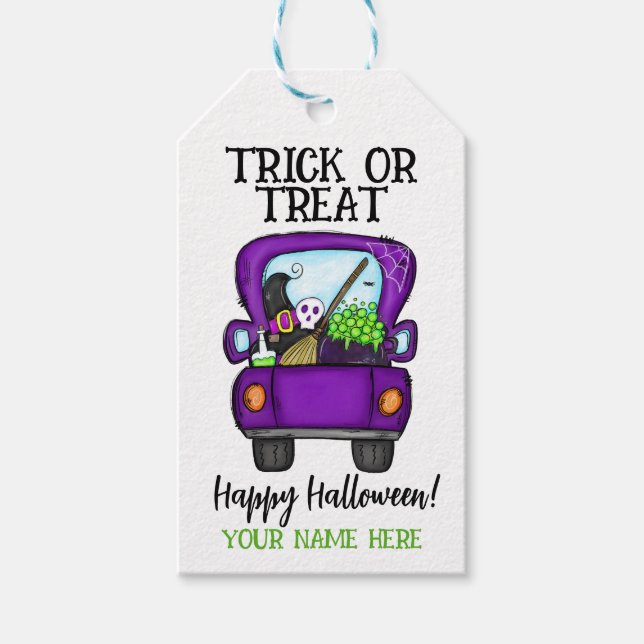 Trick or Treat Favour Tag (Front)