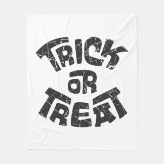 trick or treat fleece blanket